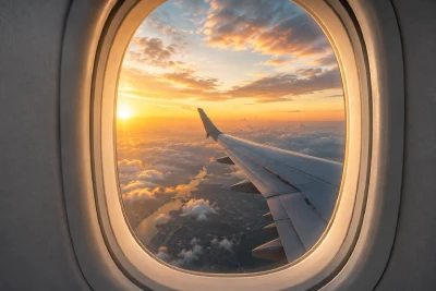 Airplane window
